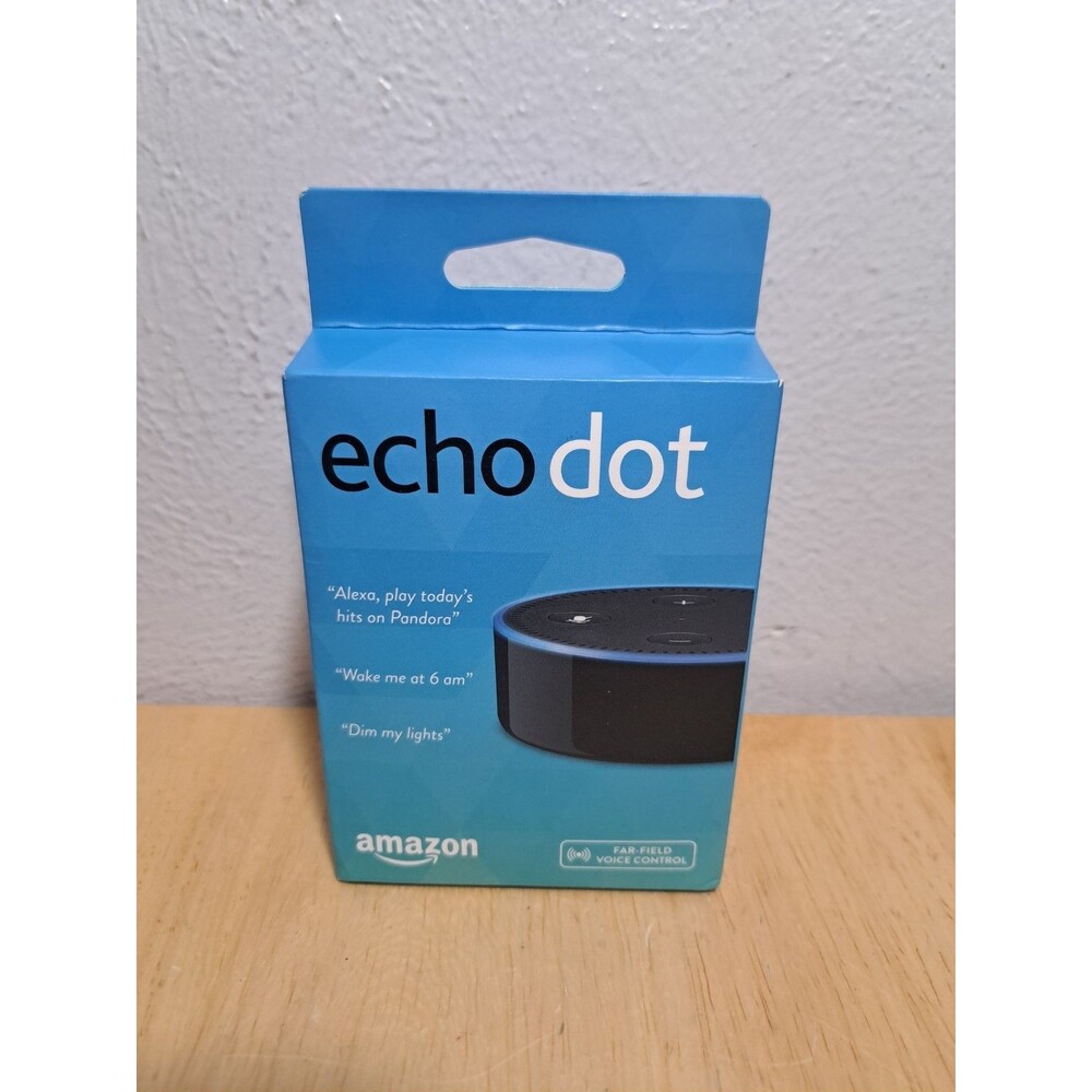 BRAND NEW SEALED Amazon Echo Dot (2nd Generation) Smart Speaker Black